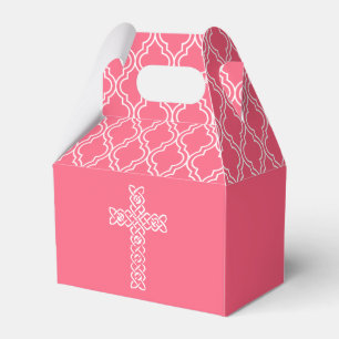 Caja Para Regalos Cruzar   Watermelon Pink Communition Party Favbox