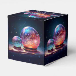 Caja Para Regalos Crystal Snowballs Christmas Holiday Favor Box