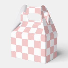 Caja Para Regalos Cuadro de damas rosa bebé cuadrado