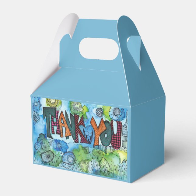 Caja Para Regalos Cuadro de diálogo de agradecimiento (Front Side)