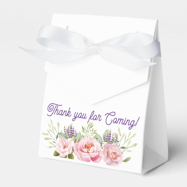 Caja Para Regalos Cuadro de favor de la parte (Front Side)