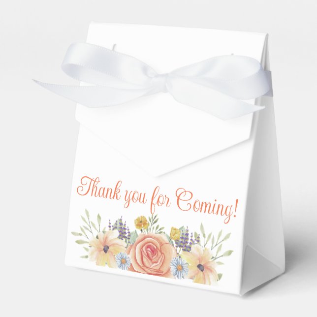 Caja Para Regalos Cuadro de favor de la parte (Front Side)