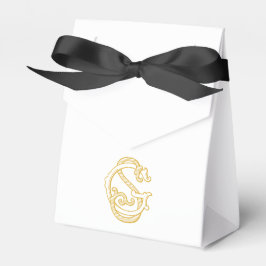 Caja Para Regalos Cuadro de favor Monograma GS o Monograma SG