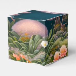 Caja Para Regalos Cuadro de favor rosa