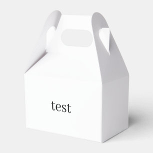 Caja Para Regalos cuadro de favores de prueba