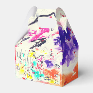 Caja Para Regalos Cuadro de favoritos de partido multicolor