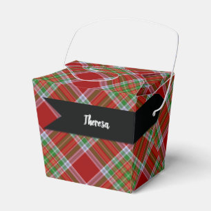 Caja Para Regalos Cuadro Escocés del Clan Tartán MacBain