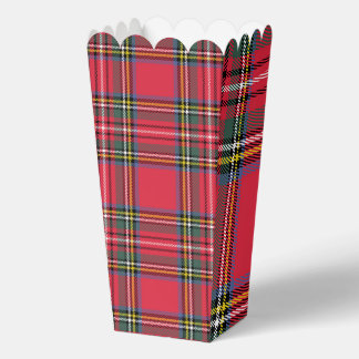Caja Para Regalos Cuadro Rojo Clásico