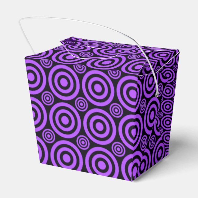 CAJA PARA REGALOS CUADROS DE FAVOR DE LA PURPLE-BLACK-TAKE (Reverso)