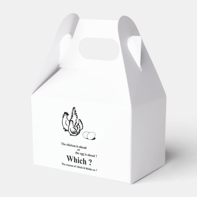 Caja Para Regalos ¿Cuál fue primero? (Front Side)