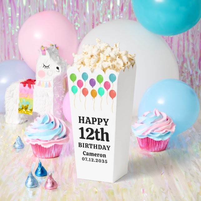 Caja Para Regalos Cualquier edad Feliz cumpleaños Niños personalizad (Fiesta)