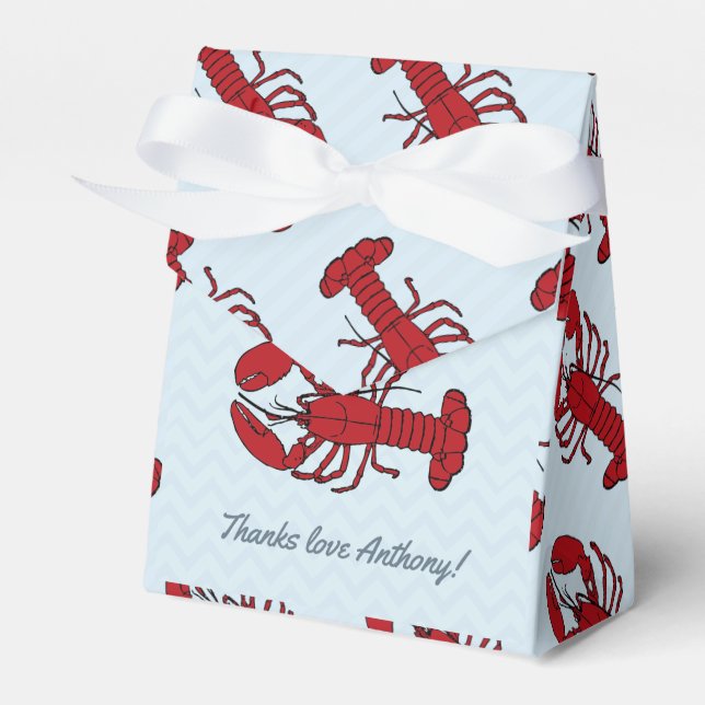 Caja Para Regalos Cualquier ocasión Lobster Boil gracias invitado (Front Side)