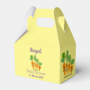 Caja Para Regalos Cuarteto de zanahoria cantante lindo ilustracion p