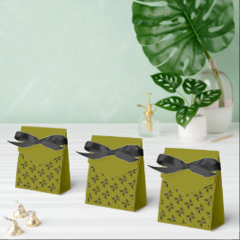 Caja Para Regalos Cuatro pájaros llamando plantilla de recorte estil