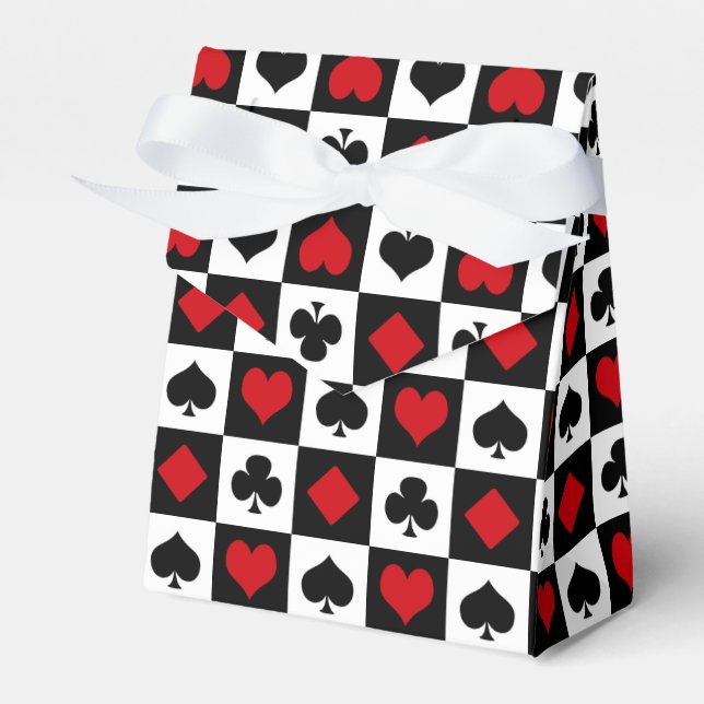 Caja Para Regalos Cuatro trajes de cartas (Front Side)