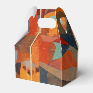 Caja Para Regalos Cubismo abstracto colorido Jardines del templo de