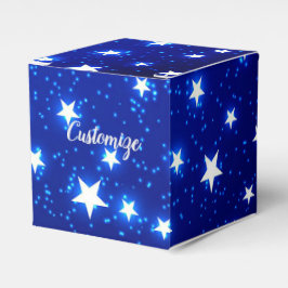 Caja Para Regalos Cubo azul Stargazer