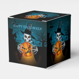 Caja Para Regalos Cubo de esqueleto de Spooky Top Hat