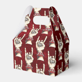 Caja Para Regalos Cuernos rojos hacia arriba