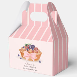 Caja Para Regalos Cuestionar Un Pequeño Cutie Pie Berry Bow Baby Sho
