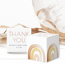 Caja Para Regalos Cuho Boho Rainbow Gracias Baby Shower