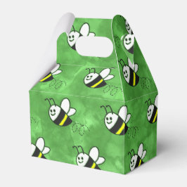 Caja Para Regalos Cuidada Color de agua del patrón de abejas pequeño