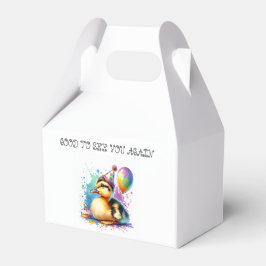 Caja Para Regalos Cuidada patilla de feliz cumpleaños