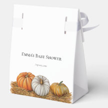 Cuidada pequeña calabaza caída Baby Shower