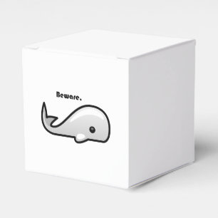 Caja Para Regalos Cuidado con el Personalizado de ballenas blancas
