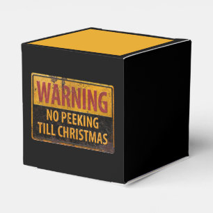 Caja Para Regalos CUIDADO de ningún mirar a escondidas hasta que el