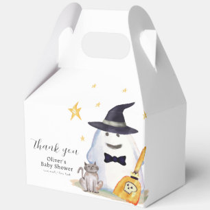 Caja Para Regalos Cuidado niño fantasma Baby Shower Gracias