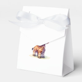 Caja Para Regalos Cuidadosa jirafa feliz cumpleaños