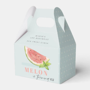 Caja Para Regalos Cuidar nuestro pequeño Melón Azul cualquier cumple