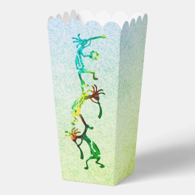 Caja Para Regalos Cultura de los nativos estadounidenses - Bailando  (Reverso )