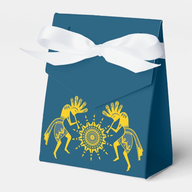 Caja Para Regalos Cultura de los nativos estadounidenses - Baile sol (Front Side)