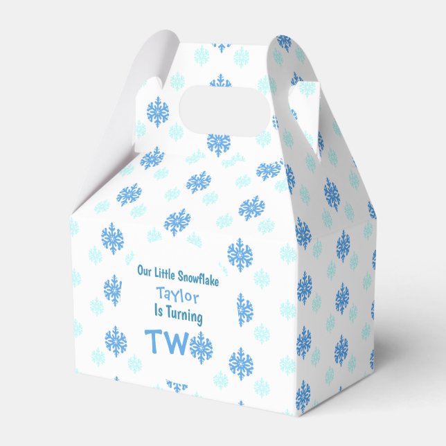 Caja Para Regalos Cumpleaños 2 de Little Snowflake (Front Side)