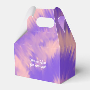 Caja Para Regalos Cumpleaños adolescente de Tie Dye Groovy púrpura m
