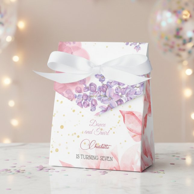 Caja Para Regalos Cumpleaños de bailarinas y bailarinas giratorias (Subido por el creador)