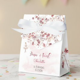 Caja Para Regalos Cumpleaños de bailarinas y bailarinas giratorias