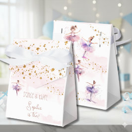 Caja Para Regalos Cumpleaños de bailarinas y bailarinas giratorias