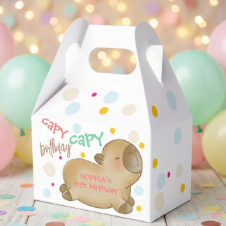 Caja Para Regalos Cumpleaños de capibara Capy
