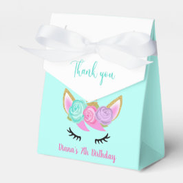 Caja Para Regalos Cumpleaños de chica Unicornio