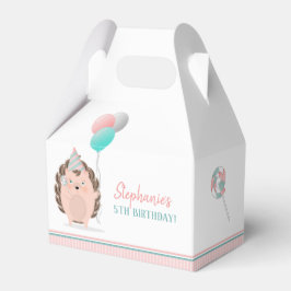 Caja Para Regalos Cumpleaños de Cute Hedgehog