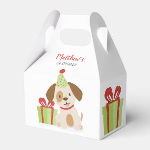 Caja Para Regalos Cumpleaños de Cute Puppy