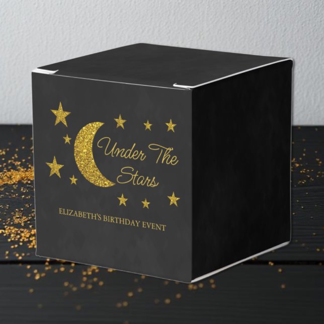 Caja Para Regalos Cumpleaños De Debajo De Las Estrellas (Subido por el creador)