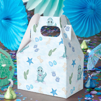 Caja Para Regalos Cumpleaños de dinosaurio de niños lindos