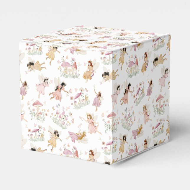 Caja Para Regalos Cumpleaños de Fairy Garden (Costado Anverso)
