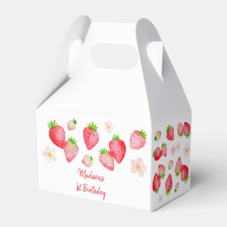 Caja Para Regalos Cumpleaños de fresa salvaje dulce Berry