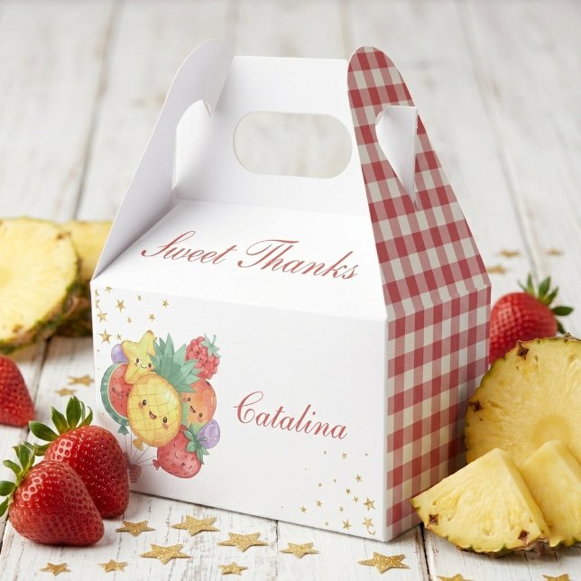 Caja Para Regalos Cumpleaños de Fruta Dulce | Fiesta Tropical de Niñ (Subido por el creador)