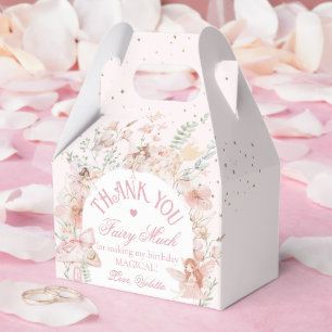 Caja Para Regalos Cumpleaños de hada primero Jardín encantado Capric
